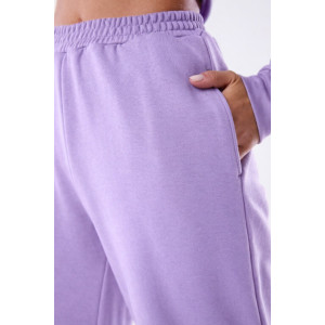 Костюм двойка женский "Грация Л" футер 3-х нитка петля (р-ры: 44-62) лаванда