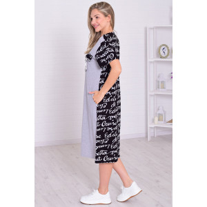 Халат женский 3212б кулирка (р-ры: 48-66) серый Халат женский 3212б кулирка (р-ры: 48-66) серый