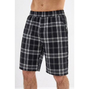 Пижама мужская "Челси" МП-3 кулирка (р-ры: 48-56) клетка черный