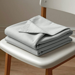 Постельное белье поплин гладкокрашеный "Love colors" серый