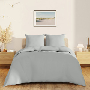 Постельное белье поплин гладкокрашеный "Love colors" серый