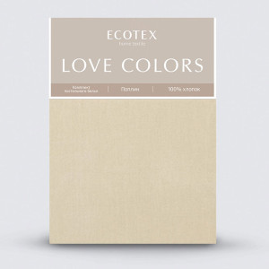 Постельное белье поплин гладкокрашеный "Love colors" кремовый
