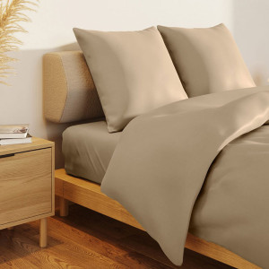 Постельное белье поплин гладкокрашеный "Love colors" бежевый