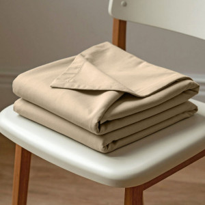 Постельное белье поплин гладкокрашеный "Love colors" бежевый