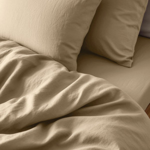 Постельное белье поплин гладкокрашеный "Love colors" бежевый