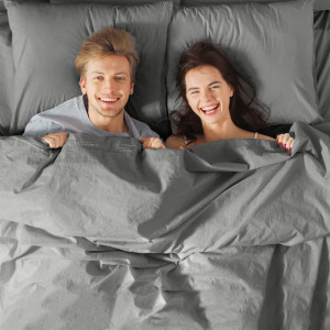 Постельное белье поплин гладкокрашеный "Love colors" антрацит