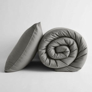 Постельное белье поплин гладкокрашеный "Love colors" антрацит