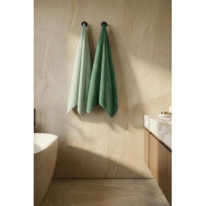 Набор махровых полотенец "Романс" 6 шт. зеленый-мята