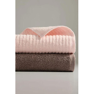 Набор махровых полотенец "Романс" 6 шт. розово-бежевый-розово-коричневый