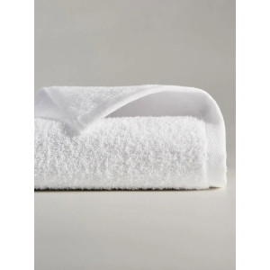 Полотенце махровое гладкокрашеное "Отель" белый