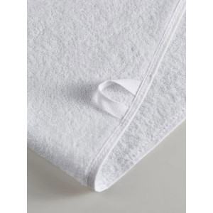 Полотенце махровое гладкокрашеное "Отель" белый
