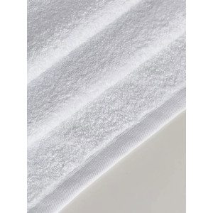 Полотенце махровое гладкокрашеное "Отель" белый