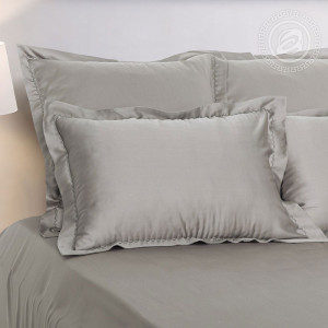 Постельное бельё тенсель "Серый" в подарочной коробке