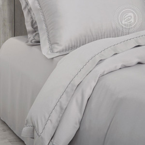 Постельное бельё тенсель "Платина" в подарочной коробке