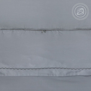 Постельное бельё тенсель "Пепельно-серый" в подарочной коробке