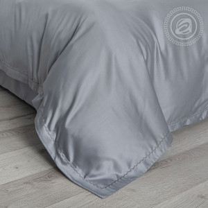 Постельное бельё тенсель "Пепельно-серый" в подарочной коробке