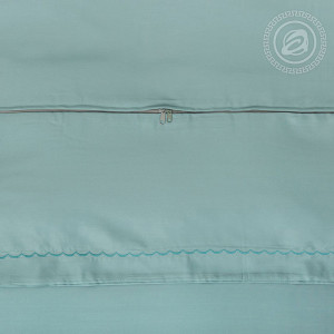 Постельное бельё тенсель "Ментоловый" в подарочной коробке