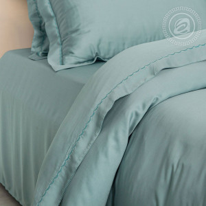 Постельное бельё тенсель "Ментоловый" в подарочной коробке