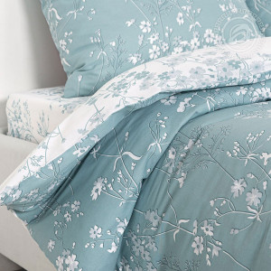 Постельное белье поплин на резинке "Бэлла"