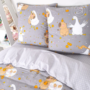 Детское постельное белье из поплина "Капигуси"