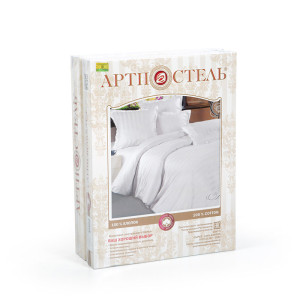 Постельное белье страйп-сатин "Белый"