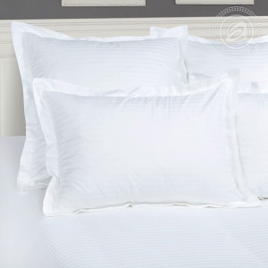 Постельное белье страйп-сатин "Белый"