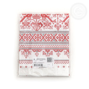 Полотенце кухонное рогожка "Вышивка русская"