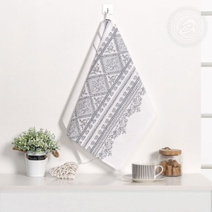 Полотенце кухонное рогожка "Мережка"