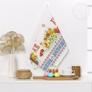 Полотенце кухонное рогожка "Воскресение скатерть"