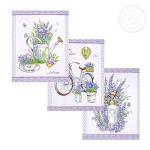 Набор кухонный из 2-х полотенец рогожка "Мерси"