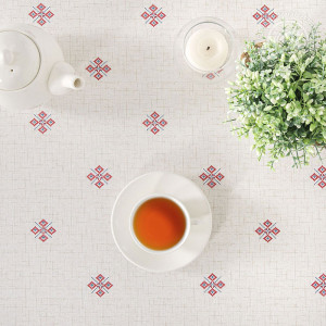 Скатерть из рогожки "Воскресение"