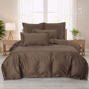 Постельное белье мако-сатин "Шоколад"
