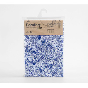 Скатерть из рогожки "Lily Electro"