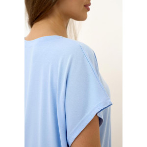 Футболка женская "Бэтти Х" вискоза (последний размер) светло-голубой 52,54