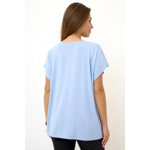 Футболка женская "Бэтти Х" вискоза (последний размер) светло-голубой 52,54