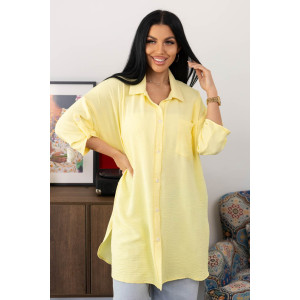 Туника женская 2178 жатка кантри (р-ры: 46-60) желтый