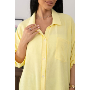 Туника женская 2178 жатка кантри (р-ры: 46-60) желтый
