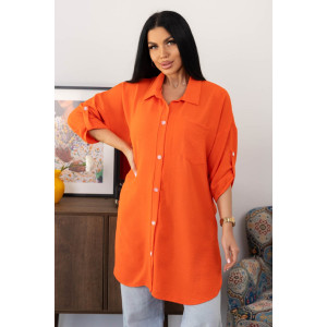 Туника женская 2178/2 жатка кантри (р-ры: 46-60) оранжевый