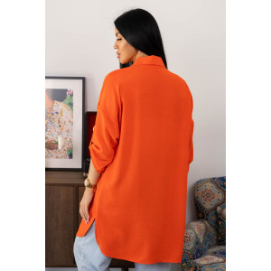 Туника женская 2178/2 жатка кантри (р-ры: 46-60) оранжевый