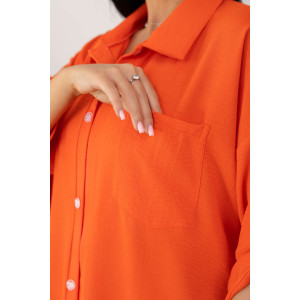 Туника женская 2178/2 жатка кантри (р-ры: 46-60) оранжевый