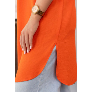 Туника женская 2178/2 жатка кантри (р-ры: 46-60) оранжевый