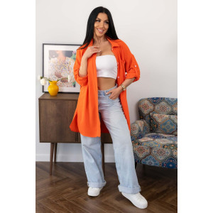 Туника женская 2178/2 жатка кантри (р-ры: 46-60) оранжевый