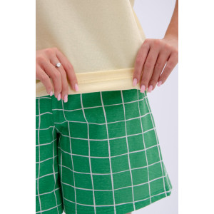 Пижама женская "Теннис" кулирка (р-ры: 50-60) желтый