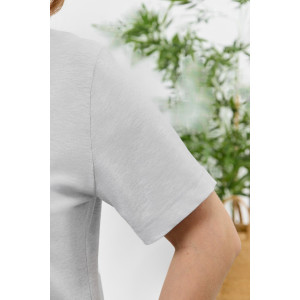 Футболка женская "Соло" кулирка с лайкрой (р-ры: 48-64) серый меланж