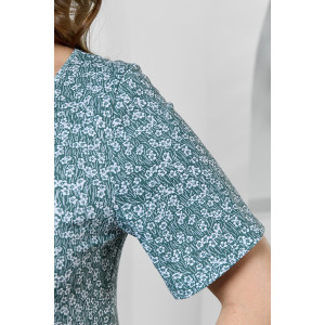 Платье женское "Шелли" кулирка (р-ры: 50-60) зеленый