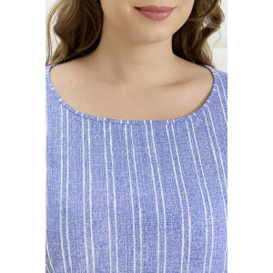 Платье женское "Рейчел" кулирка пенье (р-ры: 48-62) синий