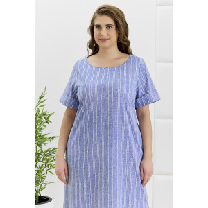 Платье женское "Рейчел" кулирка пенье (р-ры: 48-62) синий