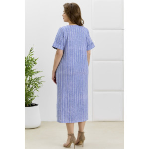 Платье женское "Рейчел" кулирка пенье (р-ры: 48-62) синий