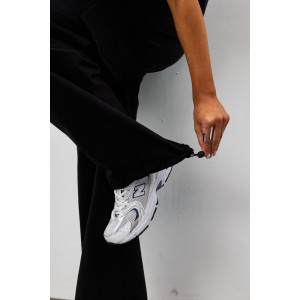 Костюм двойка женский "Нила-2" футер 2-х нитка с лайкрой (р-ры: 42-52) черный