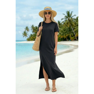 Платье женское "Стелла" кулирка (р-ры: 44-54) черный